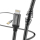 HAMA USB-Lightning 1,5M MFI METAL czarny - 1382099 - zdjęcie 4